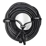 100' Powered Speaker Snake Extension Cable - XLR and 3 prong AC