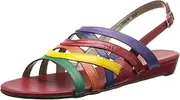 [Rose Petals by Walking Cradles] Rose Petals Women's Lanie Dress Sandal,Bright Multi Kid,11 W US
