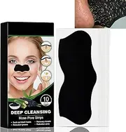 10Pcs Blackhead Remover Strips – Deep Cleansing Pore Strips with Charcoal for Women & Men. Effectively Remove Blackheads & Unclog Pores for Smooth, Clear Skin. Ideal for Nose, Face & Chin