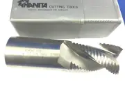 Hanita 2" HSS 3 Flute Roughing Rougher End Mill