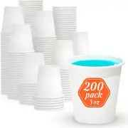 200 Count 3 Oz Disposable Coffee Cups Small Paper Cups Bathroom Cups Disposable