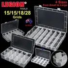 4 Sizes Plastic Compartment Storage Box Container Jewellery Bead Craft Organiser