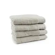 4pc Onkaparinga Avalon Bathroom Towels Set 550GSM 69x140cm Cotton Soft Sand
