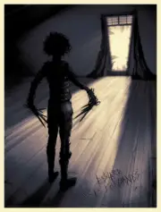 Edward Scissorhands Print by Sam Connelly Bottleneck Gallery not Mondo