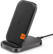SPIGEN ArcField PF2102 Wireless Charger Qi Charging Stand Dock Pad Designed for Samsung Galaxy S25 S24 S23 S22 Ultra Plus Z Flip Z Fold 6 5 4 3 - Black