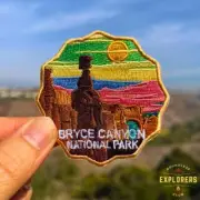 Bryce Canyon National Park Patch for Backpack Denim Jacket Iron On Embroidery De