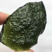 199.6Ct Genuine MOLDAVITE Czech Republic Certificate of Authenticity