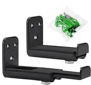 Soundbar Mount Wall Brackets - Depth Adjustable Soundbar Bracket | Anti-Drop Soundbar Wall Shelf | Double Adjustable Depth Wall Sound Brackets,Video Room Center Channel Speaker Wall Mount
