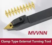 External Turning Tool Carbide Inserts MVVNN Lathe Cutting Holder 1616 2020 3232