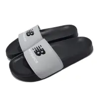 在飛比找Yahoo奇摩購物中心優惠-New Balance 拖鞋 50 男鞋 女鞋 灰 黑 基本