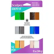 Sculpey III Modelling Clay Naturals 12 Pack