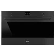 Smeg Classic 90cm Pyrolytic Oven - Matte Black. SFP9302TN
