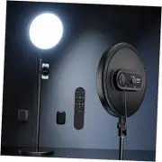 Large Ring Light with 79" Stand, 6500K Full-Screen Selfie Light Ring with