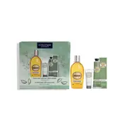 Set L'occitane Almond Oil 250ml Cream 75ml Milk Concentrate 20ml