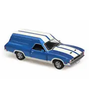 DDA 1:32 Scale Ford XC Panel Van Dark Blue With White Stripes Model Car