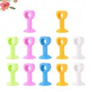 12 Pcs Suction Doorknob Stopper Stoppers Portable Wall Protector