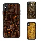 For iPhone XS 11 12 13 14 15 16 Pro Max Shockproof Case Ethnic Egypt Gold Africa