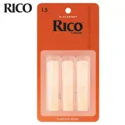 Rico Bb #1.5 Clarinet Reeds - 3 Pack (Strength 1.5) RCA0315