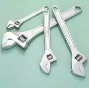 Adjustable Spanner Wrench 6 " 8" 10" 12" Metric Scale Strong Grip Handle FORGED