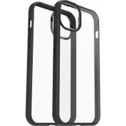 OtterBox Apple iPhone 14 Plus React Series Antimicrobial Case - Black Crystal (Clear/Black) (77-88874)