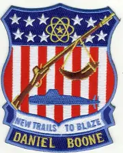 USS Daniel Boone - SSBN 629 - New Trails To Blaze - BC Patch Cat. No. C5166
