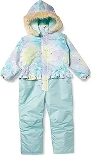 jolly jury(ジョリージュリー) Jolly Julie EGR 120 Snow Combi Oxford Unicorn Pattern, Straight Combi, For Girls, Emerald Green, emerald green, 120