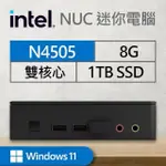 INTEL系列【MINI星空WIN】N4505雙核 迷你電腦《BNUC11ATKC20001》