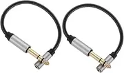 2pcs Audio Conversion Cable Audio Jack Coupler Gaming Headset Extension Cable Headphone Jack Extender Headphone Adapters Cord Extender Braided Rope