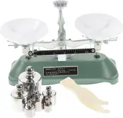 1 Set Triple Beam Balance Scale for Laboratory Use Teaching Tool with Weights an