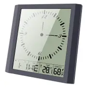 Large Screen Multifunction Clock With Thermometer & Hygrometer