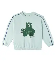 [Mini Rodini] Mini Rodini Printed cotton jersey sweatshirt Y 10/11 blue
