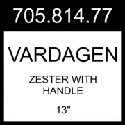 IKEA VARDAGEN Zester With Handle Stainless Steel/beech 13" 705.814.77