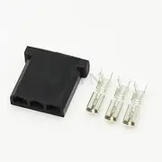 3 Pin Auto Plastic Housing 311906231B Cable Plug Wiring Harness Female Connector with Terminal 311 906 231 B 925015-1(1 x Female)