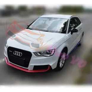 13年 AUDI 奧迪 A3 升級 RS3樣式 前保桿 含專用水箱罩 素材 台製