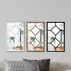 Imitation Window Wall Mirror Wall Decor Decorative Wall Mirror Home Decor for