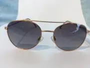 Ophelia Roe Womens Gold Polarized Sunglasses 100% UVA/UVB Foster Grant