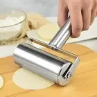 Dough Roller Exquisite Wide Application Shaped Pasta Pizza Roller Silver Color