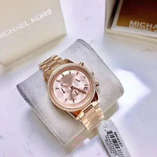 帝安諾-實體店面 Michael Kors MK 點綴圓潤腕錶 不鏽鋼錶帶 女錶 時尚 腕錶 手錶 MK6357