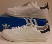 Adidas Originals Stan Smith White/Dark Blue OG Tennis Shoes M20325 MENS 12