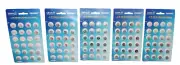(120) PGSONIC LR44 1.5V Alkain Button Cell Battery (24pcs) Pack of 5