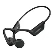 Langsdom BE17 Open Ear Sports Bone Conduction Swimming Headphones - Black