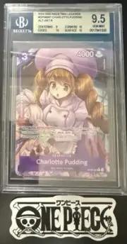 BGS 9.5 One Piece OP08-067 R* Charlotte Pudding Alt Art - English - Two Legends