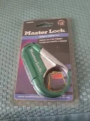Master Lock Resettable Combination Padlock Backpack Luggage Green