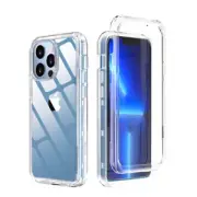 For iPhone 13/13 Pro/13 Pro Max Case Clear Shockproof Heavy Duty Hard Back Cover