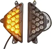 Motorcycle LED Turn Signal Indicator Light Lamp Flasher Compatible With Kawasaki NINJA 300 250 400 650 1000 SX ZX6R ZX25R Z1000SX ER6F EX650