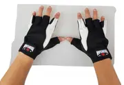 MORGAN Leather & Mesh Weight Gloves Weightlifting Gloves