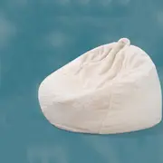 NESLOTH XL Large Bean Bag Chair Cover Indoor Lazy Manmade Rabbit Fur Sofa For Adult Kids 70*80 Bean Bag Cover Containing Inner Liner Cover White