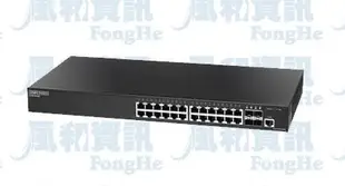 Edge-corE ECS2100-28P 24埠 Gigabit L2 智慧網管型PoE交換器【風和網通】