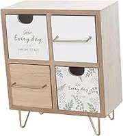 FOMIYES Simple Appearance Wooden Storage Box Home Jewelry Organizer Drawer Type Space Saver