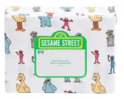SESAME STREET Characters COTTON FULL Size Sheet Set (ELMO BERT ERNIE BIG BIRD)